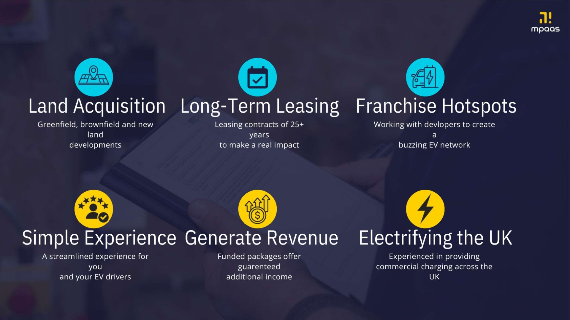 MPAAS CPO want locations across the UK to set up EV charging infrastructure