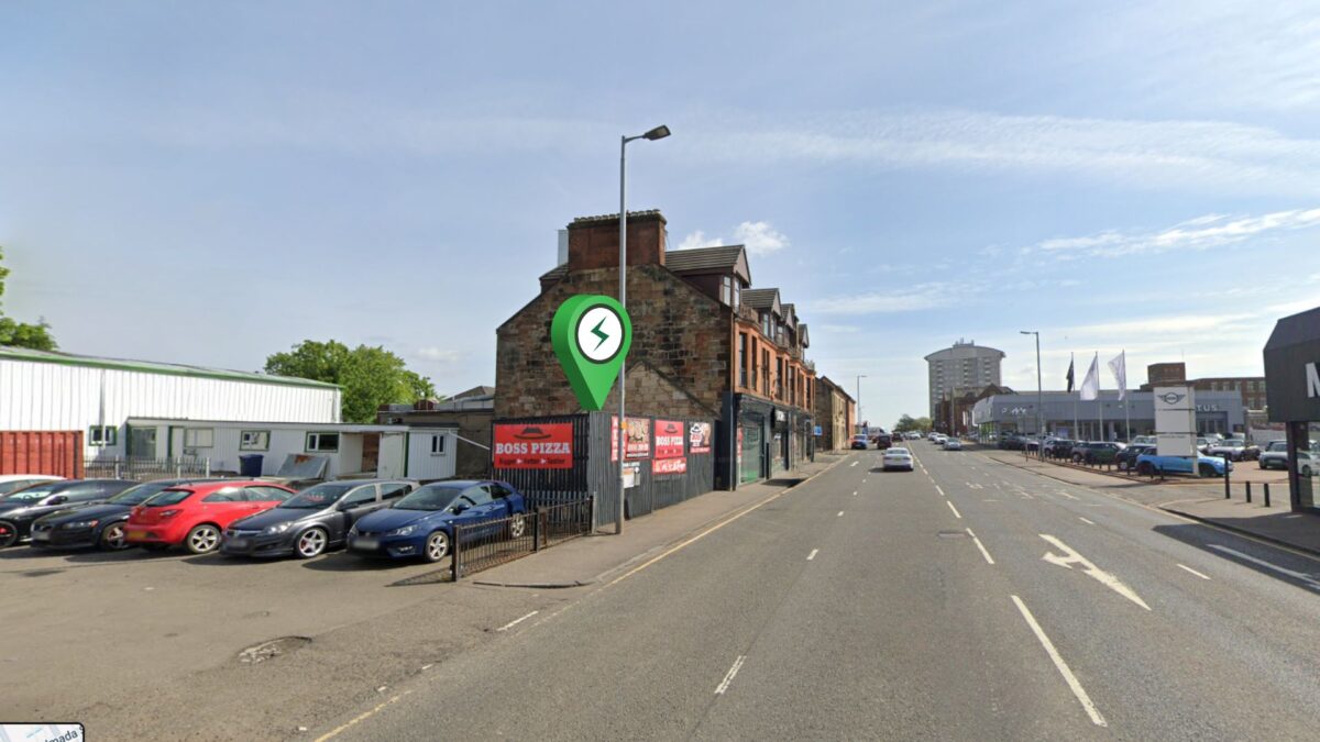Prime Brownfield Site in Hamilton Town Centre for Electric Vehicle Charging Infrastructure