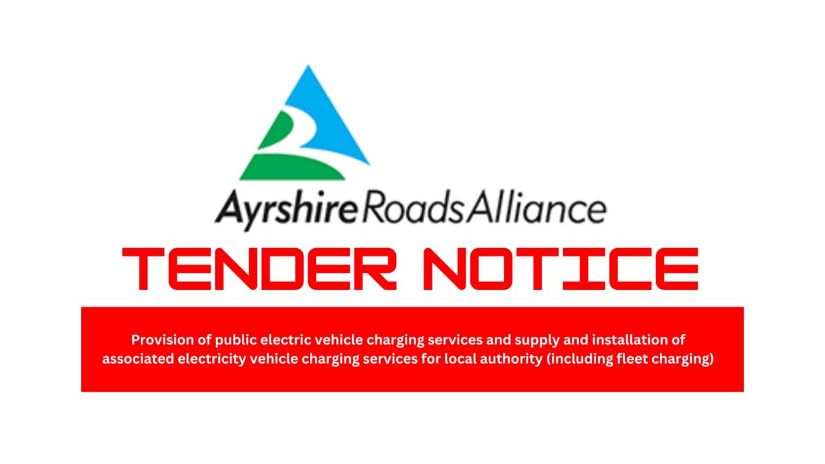 East Ayrshire Council, on behalf of North Ayrshire Council and South Ayrshire Council, have published an exciting tendering opportunity for the expansion of Public Electric Vehicle Charging Services, including Fleet Charging for the three local authorities.